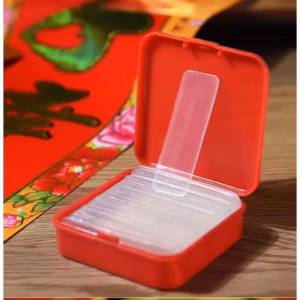 Hộp 60 Miếng Dán 2 Mặt Trong Suốt Siêu Dính Treo Đồ - Su