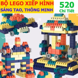 Bộ Lego Xếp Hình 520 Chi Tiết