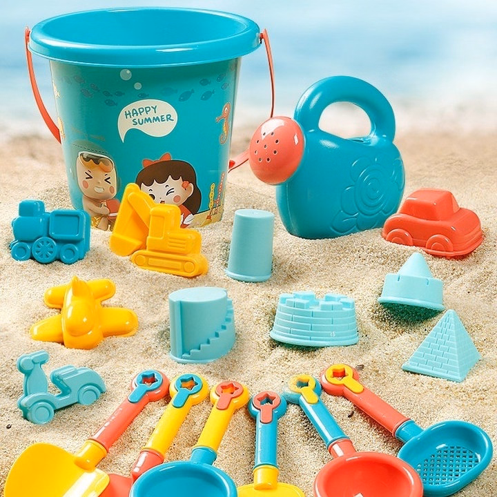 Bộ Xúc Cát Xanh 18 Món - Su - Ảnh 4