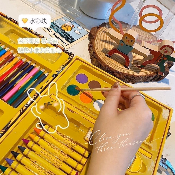 Vali Hộp Bút Tô Màu Vịt Vàng Gduck 67 Chi Tiết Vali - Gdn - Ảnh 3