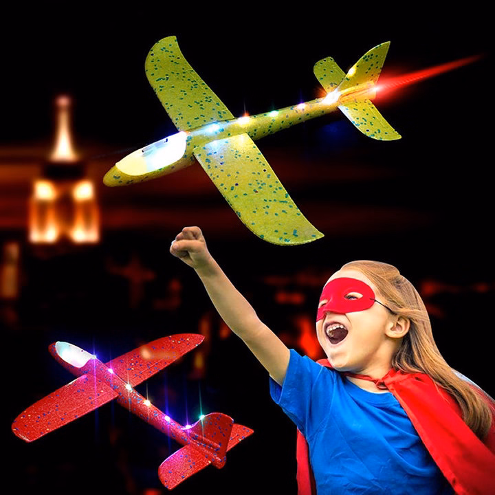 Máy Bay Xốp Ném Tay Có Đèn Led 55739 - Lady'S Passion - Ảnh 5