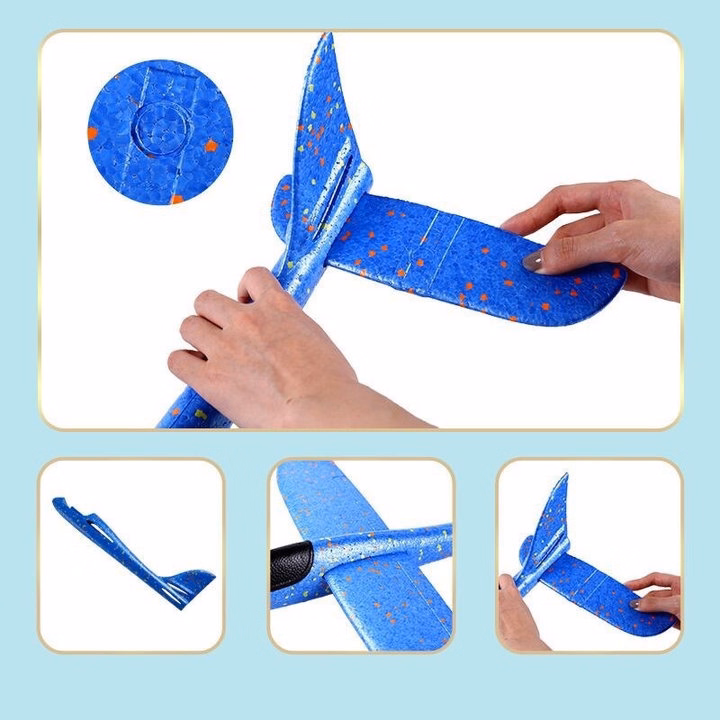 Máy Bay Xốp Ném Tay Có Đèn Led 55739 - Lady'S Passion - Ảnh 3