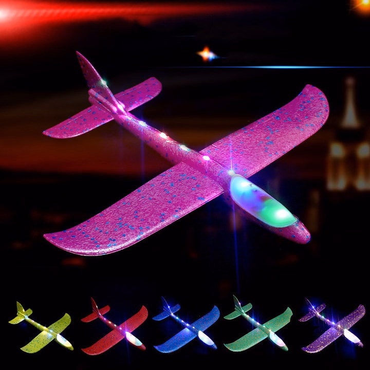 Máy Bay Xốp Ném Tay Có Đèn Led 55739 - Lady'S Passion - Ảnh 2