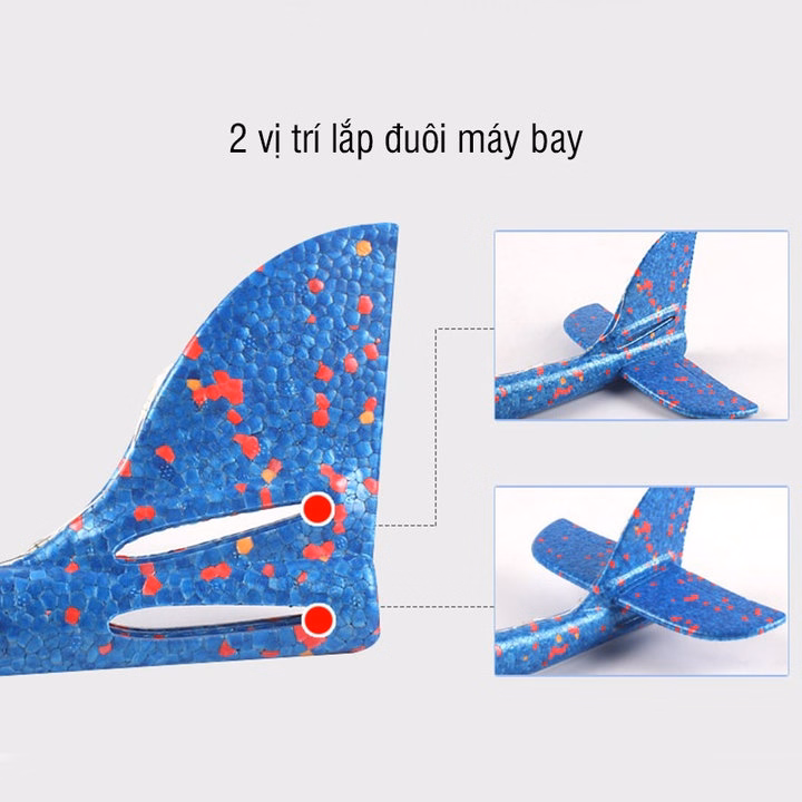 Máy Bay Xốp Ném Tay Có Đèn Led 55739 - Lady'S Passion - Ảnh 4