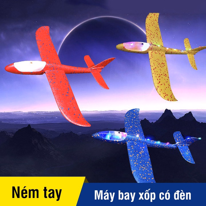 Máy Bay Xốp Ném Tay Có Đèn Led 55739 - Lady'S Passion - Ảnh 7