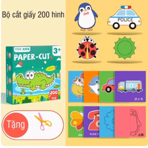 Đồ Chơi Cắt Giấy 200 Chủ Đề Cho Trẻ Em Từ 2 Tuổi 55729 - Lady'S Passion