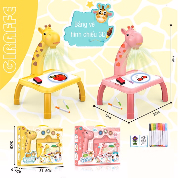 Bàn Vẽ Tranh Chiếu Hình Cho Bé Hd011 - Lady'S Passion - Ảnh 6