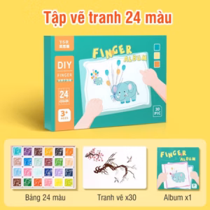 Bộ Tranh Tô Màu Vân Tay 24 Màu 30 Tranh 55590 - Lady'S Passion