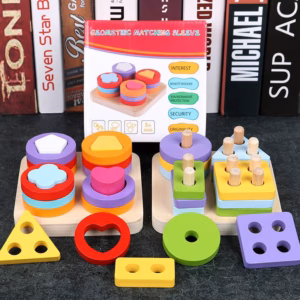 Đồ Chơi Trẻ Em Thả Hình Khối 4 Cọc Gỗ 56572 - Lady'S Passion