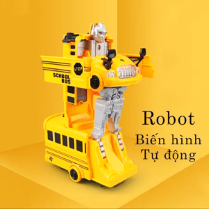 Đồ Chơi Trẻ Em Xe Bus Biến Hình Robot Có Nhạc Và Đèn 55436 - Lady'S Passion