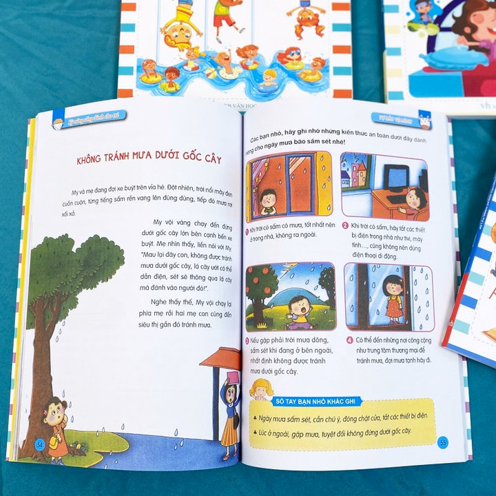 Bộ 4 Cuốn Dạy Kỹ Năng Sống Cho Trẻ: Giỏi Giao Tiếp, Tự Thoát Hiểm, Tự Bảo Vệ Mình, Thói Quen Tốt 455300 - Lady'S Passion - Ảnh 4