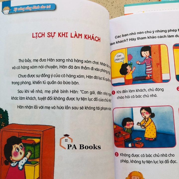 Bộ 4 Cuốn Dạy Kỹ Năng Sống Cho Trẻ: Giỏi Giao Tiếp, Tự Thoát Hiểm, Tự Bảo Vệ Mình, Thói Quen Tốt 455300 - Lady'S Passion - Ảnh 2