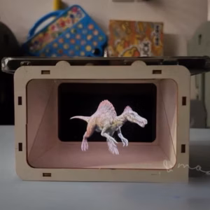 Hộp Ảo Ảnh Hologram, Làm Tivi Đồ Chơi Cho Bé