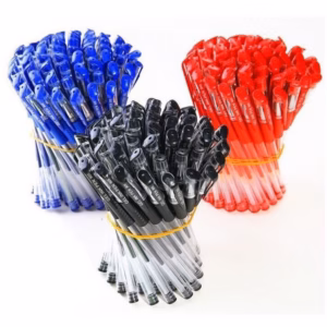 Bút Bi Mực Nước (4 Màu Xanh, Đen, Đỏ, Tím) Cho Học Sinh