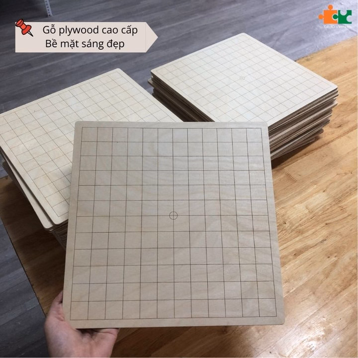 Bộ Cờ Caro X-O Bằng Gỗ, Bàn Cờ Gỗ Trò Chơi Trí Tuệ Caro - Ctb760 - Ảnh 7