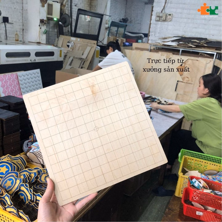 Bộ Cờ Caro X-O Bằng Gỗ, Bàn Cờ Gỗ Trò Chơi Trí Tuệ Caro - Ctb760 - Ảnh 8