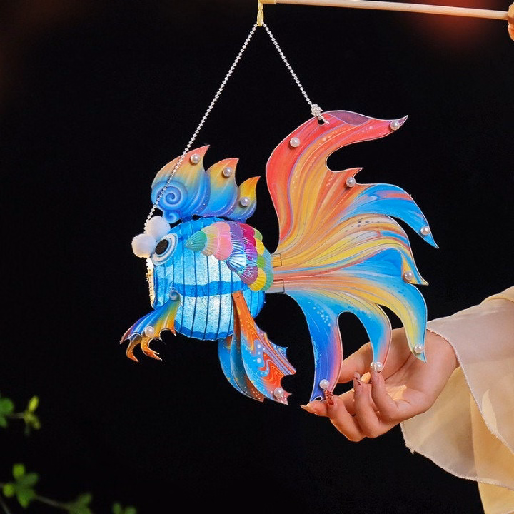 Lồng Đèn Trung Thu Con Cá Koi Handmade Hot 2024 Cho Bé Chơi Trung Thu - Ctb799 - Ảnh 4