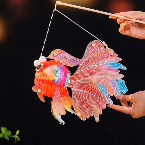 Lồng Đèn Trung Thu Con Cá Koi Handmade Hot 2024 Cho Bé Chơi Trung Thu - Ctb799 - Ảnh 7