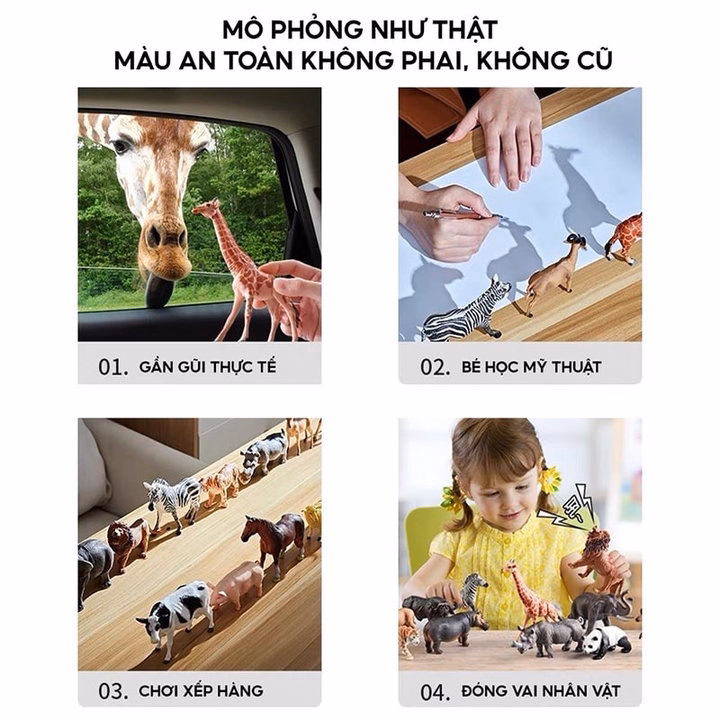 Thùng Đồ Chơi Mô Hình Động Vật 58 Chi Tiết Hd003 - Lady'S Passion - Ảnh 6