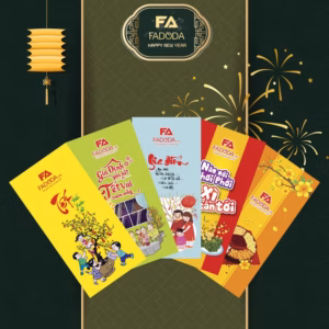 Bao Lì Xì Tết Làm Từ Giấy Cán Màn Bóng Đặc Biệt Fadoda Flx1