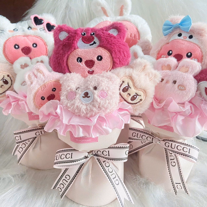 Hoa Gấu Size Mini Tặng Kèm Túi Thiệp 011 - Lady'S Passion - Ảnh 6