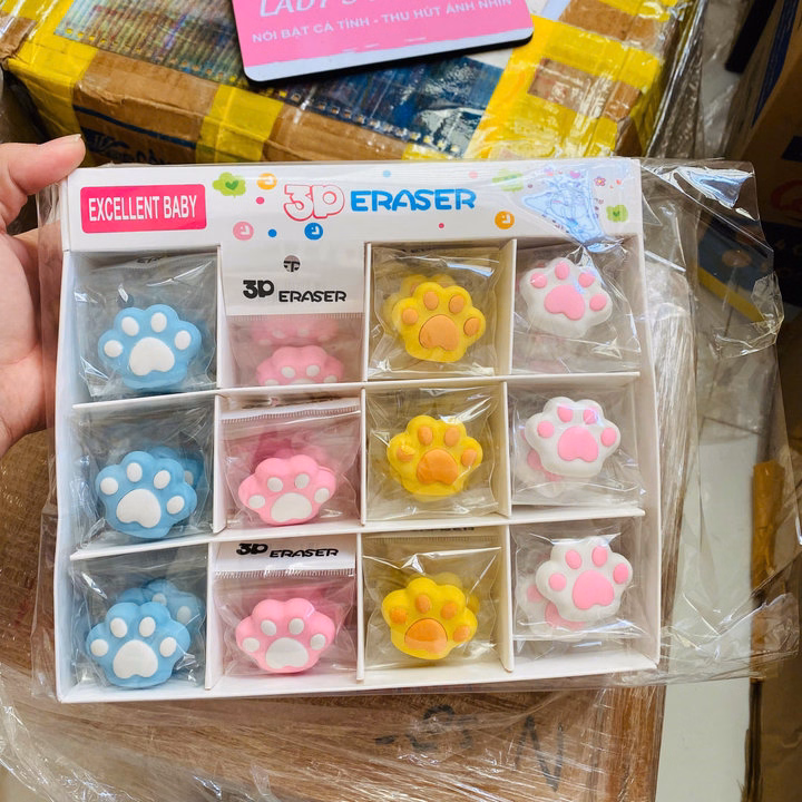 Combo 5 Gom Tẩy Chì Dễ Thương Loại Tốt 017 - Lady'S Passion - Ảnh 3