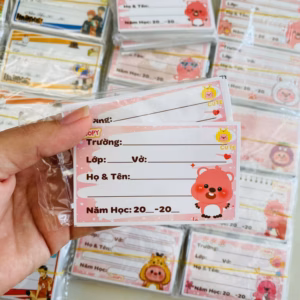 Túi 50 Cái Nhãn Vở 015 - Lady'S Passion