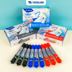 Hộp 10 Bút Lông Dầu Thiên Long Pm-09