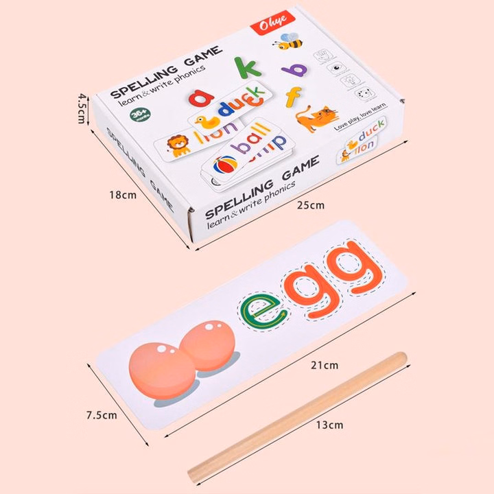 Bộ Học Tập Đánh Vần Tiếng Anh Cho Bé 16811 - Lady'S Passion - Ảnh 4