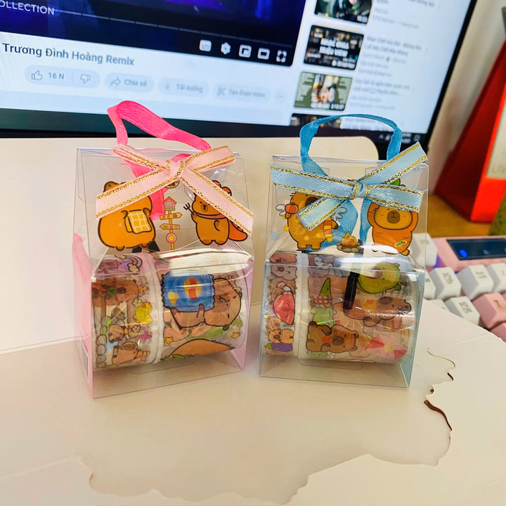 Hộp 2 Cuộn Sticker Băng Cắt Cabybara 076 - Lady'S Passion