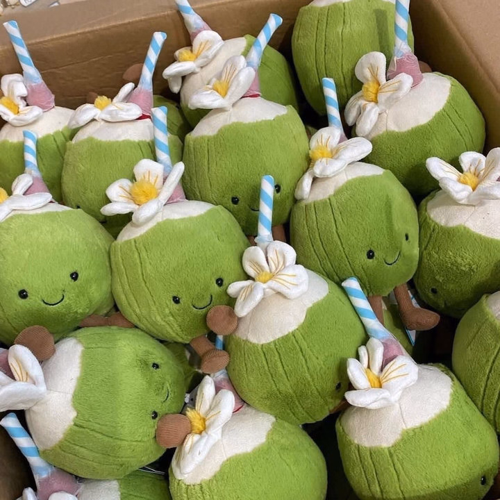 Gấu Bông Hình Trái Cây Chanh Và Dừa - Ảnh 7
