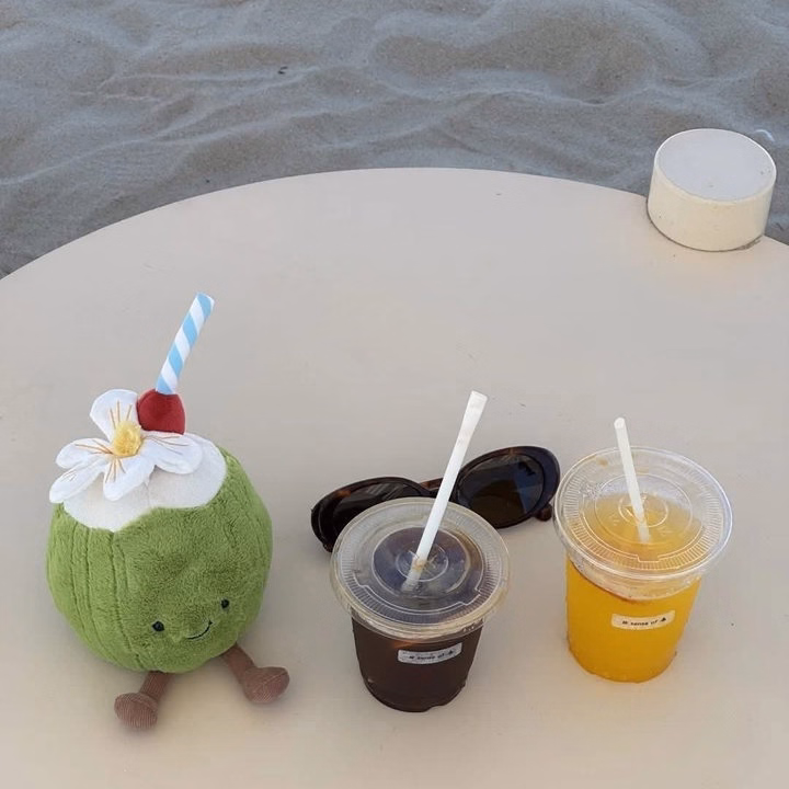 Gấu Bông Hình Trái Cây Chanh Và Dừa - Ảnh 2