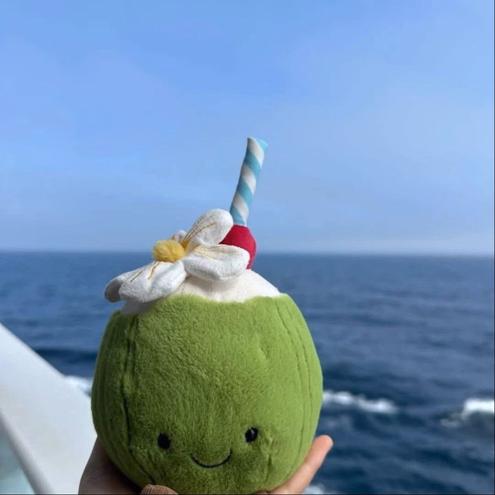 Gấu Bông Hình Trái Cây Chanh Và Dừa