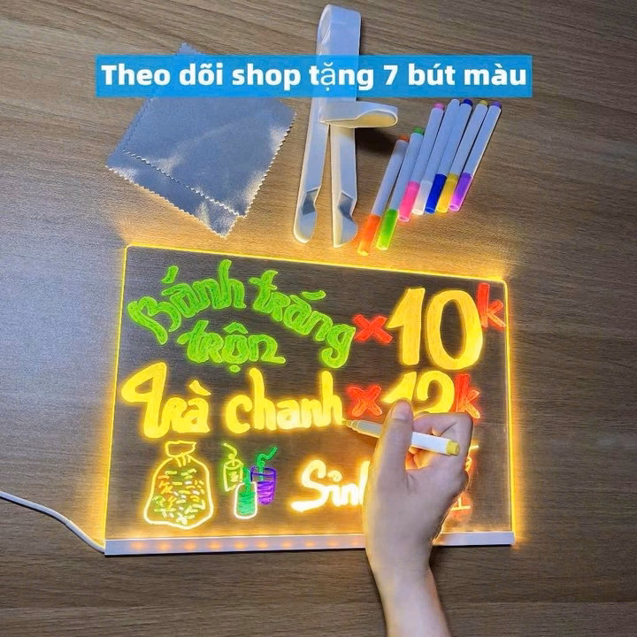Bảng Vẽ Dạ Quang Kết Hợp Đèn Led Siêu Xinh - Ảnh 4