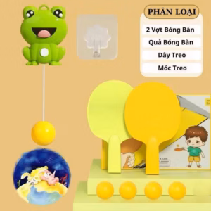 Đồ Chơi Bóng Bàn Con Ếch Xanh Treo Tường Xinh Xỉu