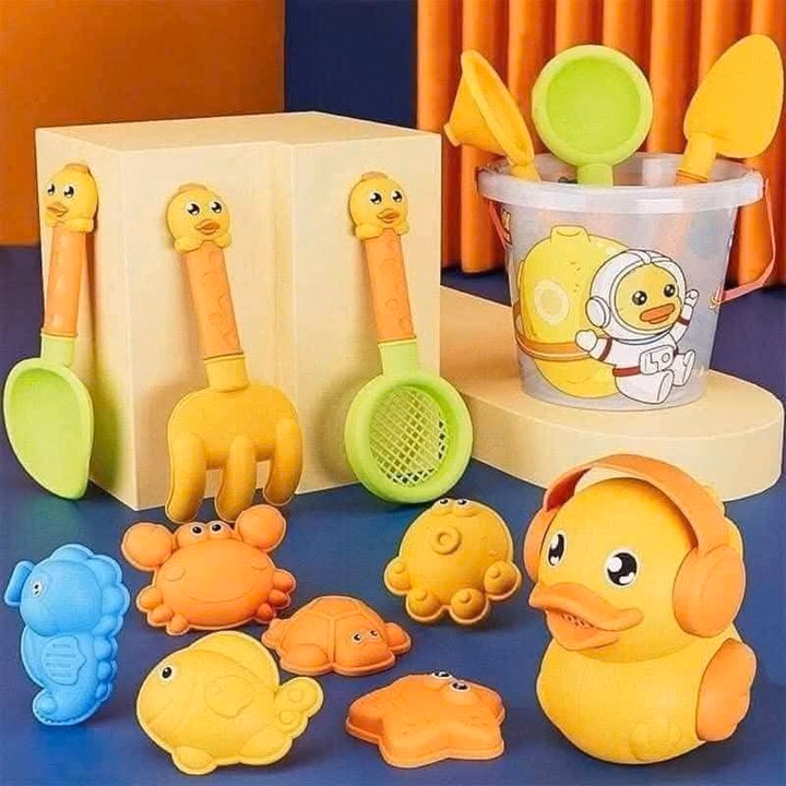 Bộ Xúc Cát Vịt Vàng Cho Bé Yêu Gồm 14 Chi Tiết - Ảnh 3