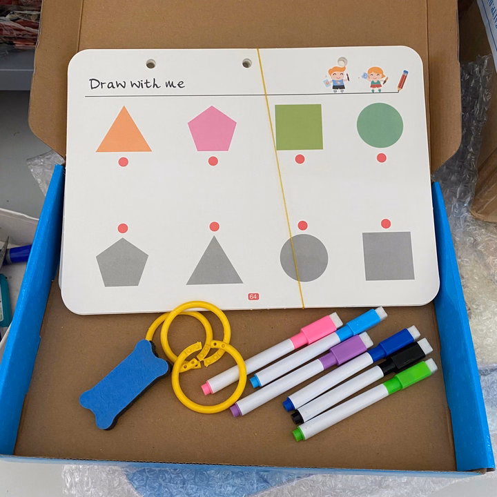 Bộ Tập Tô Vẽ Thông Minh Xóa Được 64 Trang Tặng Kèm 6 Bút Dạ & Mút Xóa Sp0330 - Lady'S Passion - Ảnh 13