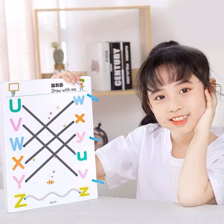 Bộ Tập Tô Vẽ Thông Minh Xóa Được 64 Trang Tặng Kèm 6 Bút Dạ & Mút Xóa Sp0330 - Lady'S Passion - Ảnh 5