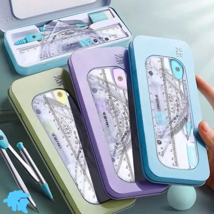 Bộ Đồ Dùng Học Tập 7 Chi Tiết Học Hình Học Cho Học Sinh - Ảnh 6