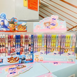 Hộp 12 Cây Bút Gel Bấm Xóa Được Mực Tím Sp0383 - Lady'S Passion