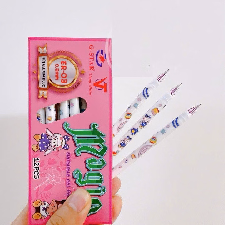 Hộp 12 Bút Gel Xóa Nắp Nắp Đậy Er03 Gstar Sp0458 - Lady'S Passion - Ảnh 3