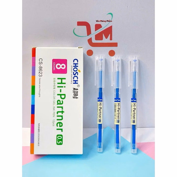Hộp 12 Bút Gel Chosch Hi-Partner Sp0454 - Lady'S Passion - Ảnh 3