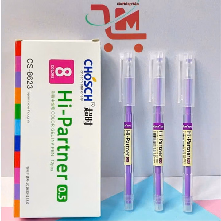 Hộp 12 Bút Gel Chosch Hi-Partner Sp0454 - Lady'S Passion - Ảnh 5