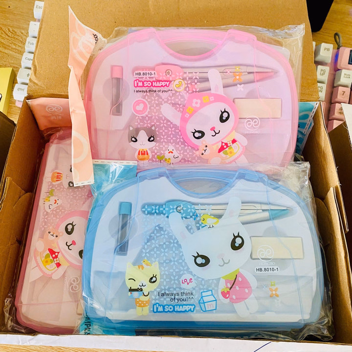 Bộ Compa Bút Chì Kim Kèm Thước Eke, Gôm Sp0462 - Lady'S Passion