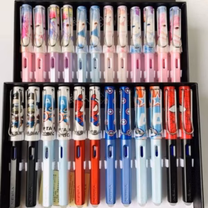 Bút Mực Xóa Được Hình Siêu Nhân, Công Chúa, Thích Hợp Cho Trẻ Luyện Viết (Tặng Kèm 01 Ống Mực) - Bách Hóa Shop (Giao Màu Ngẫu Nhiên)