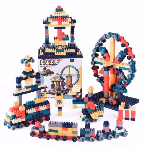 Bộ Lego Xếp Hình Lắp Ráp Cho Bé 520 Hạt - Su - Ảnh 2