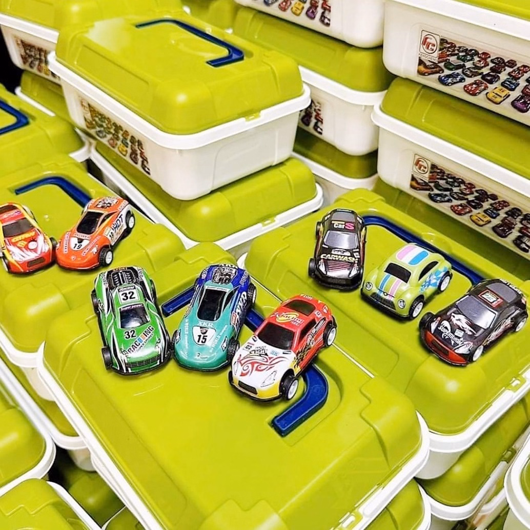 Hộp 30 Chiếc Xe Đổ Chơi Cho Bé - Su - Ảnh 4