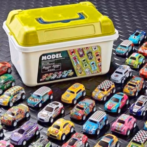 Hộp 30 Chiếc Xe Đổ Chơi Cho Bé - Su