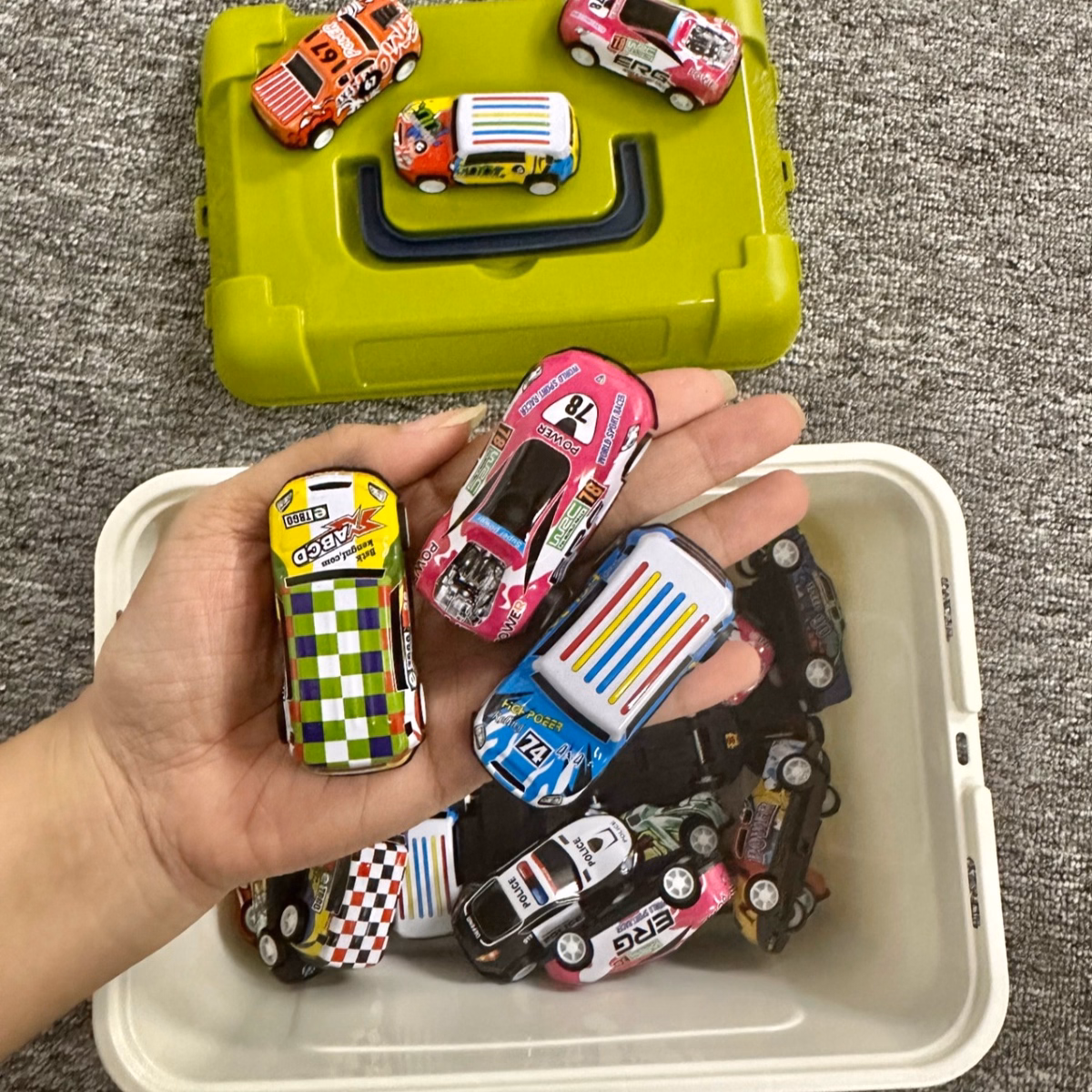 Bộ 30 Chiếc Xe Đồ Chơi Sắt - Gdn - Ảnh 3