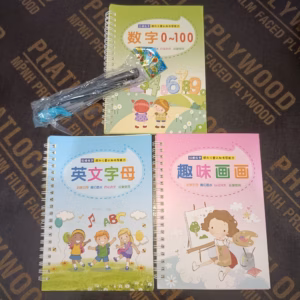 Bộ 3 Vở Tập Viết Nét Lõm Tự Xóa Kèm Bút Tự Bay Màu Cho Bé Luyện Dễ Dàng (1Bút + 5Ngòi + 1 Định Vị Cầm Bút) Gd127 - Lady'S Passion